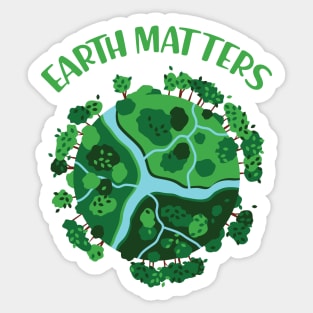 Earth Matters Sticker